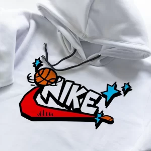 هودی بسکتبالی نایکی Nike ، هودی نایک ، هودی نایکی ، هودی بسکتبال ، هودی سفید Nike