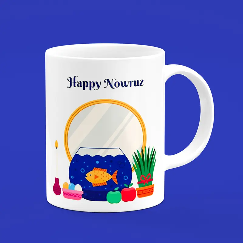 ماگ سال نو، ماگ نوروزی ، ماگ سال نو مبارک ، عید نوروز ، سال جدید ، happy nowruz